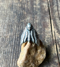 Load image into Gallery viewer, Death Head Moth Ring, Made to Order in Size