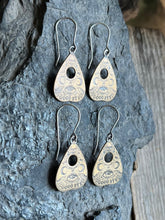 Load image into Gallery viewer, Planchette Earrings in Brass and Sterling Earwires