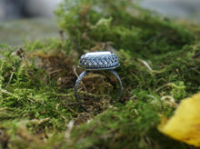 Load image into Gallery viewer, Herkimer Diamond Quartz Ring in Handcrafted Sterling Silver, 4 Ring Size Variations Available, Sizes 6.5, 7.5, 9, 11.5