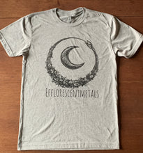 Load image into Gallery viewer, Efflorescentmetals Screen Printed Logo T-Shirt, Available in Heather Grey and Vineyard