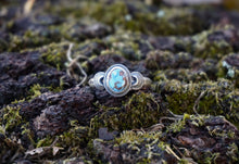 Load image into Gallery viewer, Golden Hills Turquoise Rings in Handcrafted Sterling Silver, 1 Available Ring Option Remaining