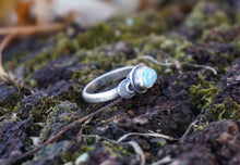 Load image into Gallery viewer, Golden Hills Turquoise Rings in Handcrafted Sterling Silver, 1 Available Ring Option Remaining