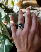 Load image into Gallery viewer, Golden Hills Turquoise Rings in Handcrafted Sterling Silver, 1 Available Ring Option Remaining