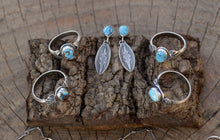 Load image into Gallery viewer, Golden Hills Turquoise Rings in Handcrafted Sterling Silver, 1 Available Ring Option Remaining