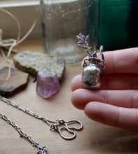 Load image into Gallery viewer, Vessel Art Pendant in Handcrafted Sterling Silver with Detachable Chain for Display Use