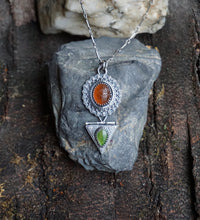 Load image into Gallery viewer, Egyptian Revival Scarab Necklace, Handcrafted Sterling Silver with Scarabs and Hinged Drops, 4 Available Options