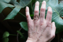 Load image into Gallery viewer, Hexegon Ring in Handcrafted Sterling Silver, Minimalist Stacker Style, Made To Order in Your Size