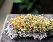 Load image into Gallery viewer, Hexegon Ring in Handcrafted Sterling Silver, Minimalist Stacker Style, Made To Order in Your Size