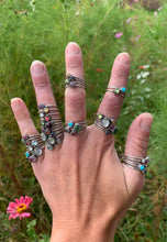 Load image into Gallery viewer, Birthstone Stacker Style Rings, Assortment of Gemstones and Sizes Available