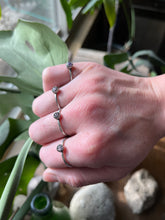 Load image into Gallery viewer, Birthstone Stacker Style Rings, Assortment of Gemstones and Sizes Available