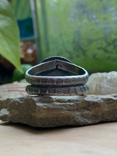 Load image into Gallery viewer, White Buffalo Hand Stamped Ring, Size 8.5