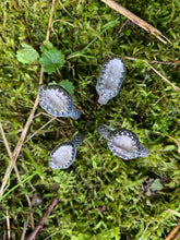 Load image into Gallery viewer, Herkimer Diamond Quartz Ring in Handcrafted Sterling Silver, 4 Ring Size Variations Available, Sizes 6.5, 7.5, 9, 11.5