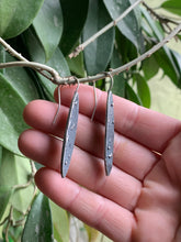 Load image into Gallery viewer, Hoya Leaf Drop Earrings in Handcrafted Fused Sterling Silver
