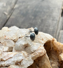 Load image into Gallery viewer, Heart Burst Post Earrings in Handcrafted Sterling Silver