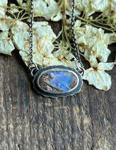 Load image into Gallery viewer, Under the Sea Magic, Australian Crystal Pipe Opal Necklace, 15 3/4 Long Chain
