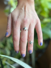 Load image into Gallery viewer, Star Ring, Sterling Silver, Available in Sizes 6 3/4, 9
