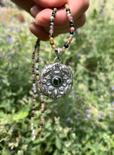 Load image into Gallery viewer, Air and Water Mystical Beasts Pendant with Cats Eye Tourmaline, With or Without Necklace
