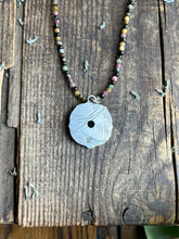 Load image into Gallery viewer, Air and Water Mystical Beasts Pendant with Cats Eye Tourmaline, With or Without Necklace
