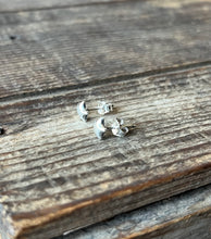 Load image into Gallery viewer, Star Stud Earrings in Sterling Silver, Post Backs
