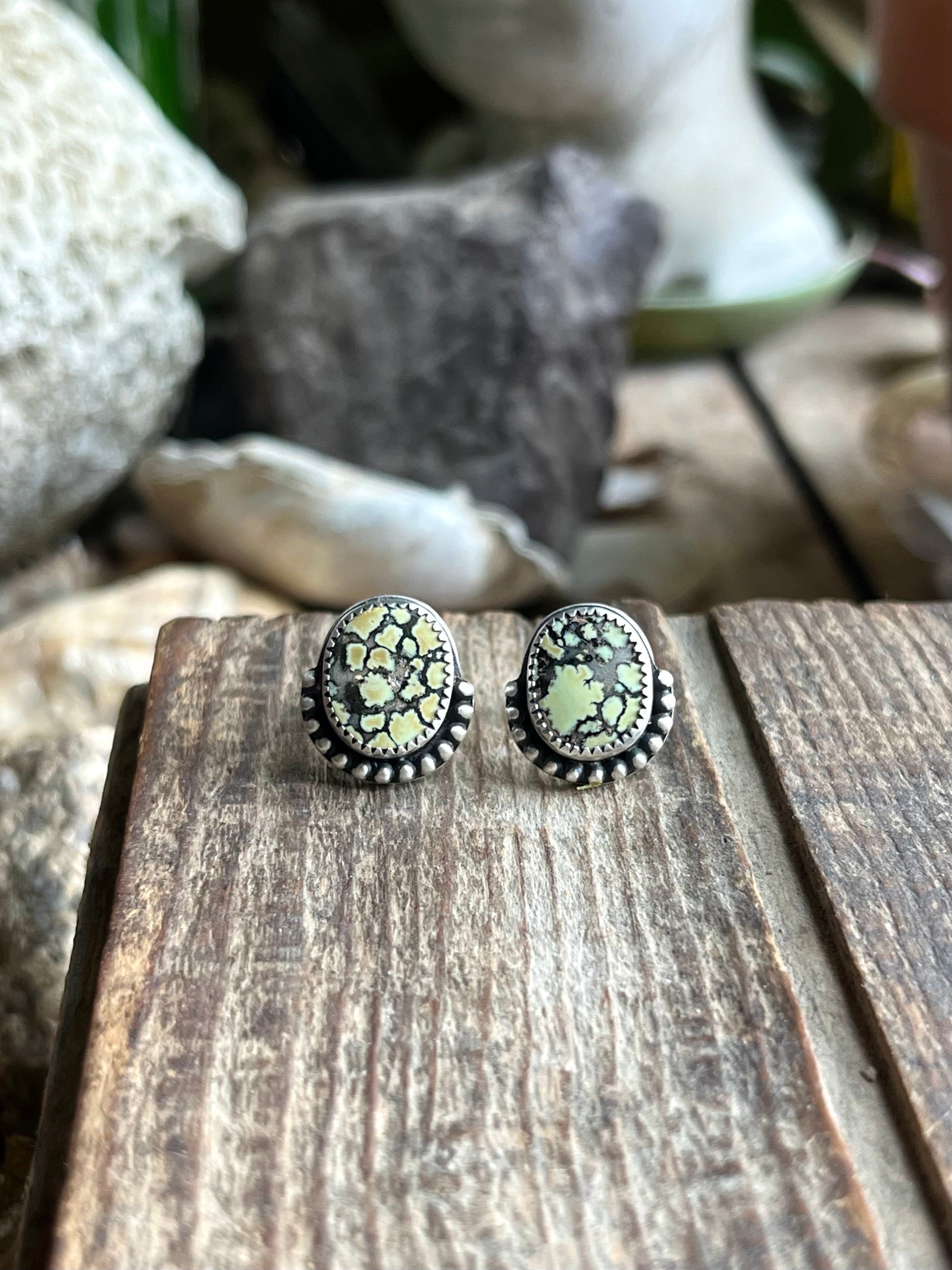 Variscite store Earrings