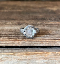 Load image into Gallery viewer, Herkimer Diamond Quartz Cocktail Rings, Available in Ring Sizes 6 and 8 1/2
