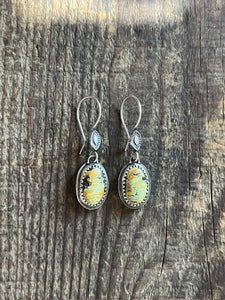 Blackjack Turquoise Drop Earrings