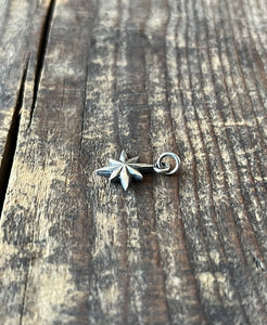 Compass Star Charm in Sterling Silver