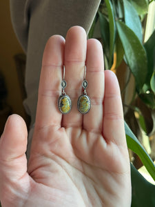 Blackjack Turquoise Drop Earrings