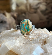 Load image into Gallery viewer, Reserved for C. Stone Mt. Turquoise Ring in Sterling Size 9
