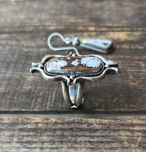 Load image into Gallery viewer, Custom Ring and Earring Wild Horse Set, All Handcrafted Sterling Silver Jewelry
