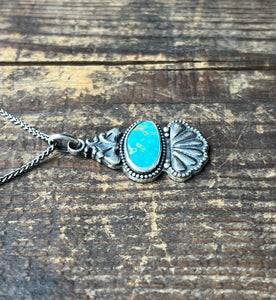 Stone Mountain Turquoise Della Pendant, With or Without Chain