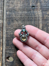 Load image into Gallery viewer, Autumn Leaf Faire One Pendant, Handcrafted Sterling Silver
