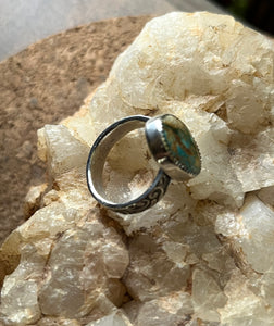 Reserved for C. Stone Mt. Turquoise Ring in Sterling Size 9