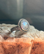 Load image into Gallery viewer, Rainbow Moonstone Rings, Handcrafted Sterling Silver, 2 Available Options

