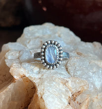 Load image into Gallery viewer, Rainbow Moonstone Rings, Handcrafted Sterling Silver, 2 Available Options
