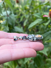 Load image into Gallery viewer, Autumn Series Fairest Pendant, Garnet and Topaz in Handcrafted Sterling Silver
