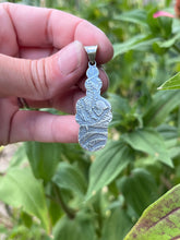 Load image into Gallery viewer, Autumn Series Fairest Pendant, Garnet and Topaz in Handcrafted Sterling Silver
