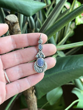 Load image into Gallery viewer, Tanzanite and Australian Opal Doublet Faire One Pendant
