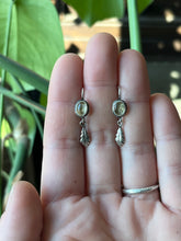 Load image into Gallery viewer, Custom for P. Citrine Earrings with Oak Leaf Drops
