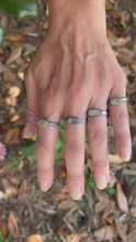 Load and play video in Gallery viewer, Australian Crystal Pipe Opal Rings, 4 Select Sizes Available
